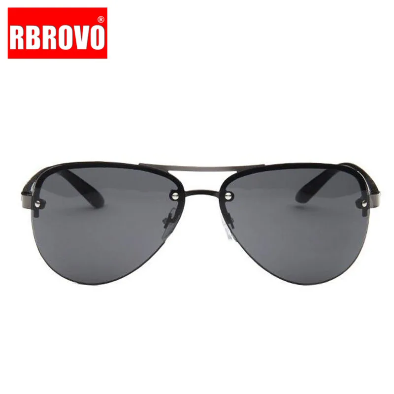 RBROVO 2023 Summer Pilot Men Sunglasses Women Outdoor Vintage Big Frame Lunette De Soleil Femme UV400 Driving Travel Glasses