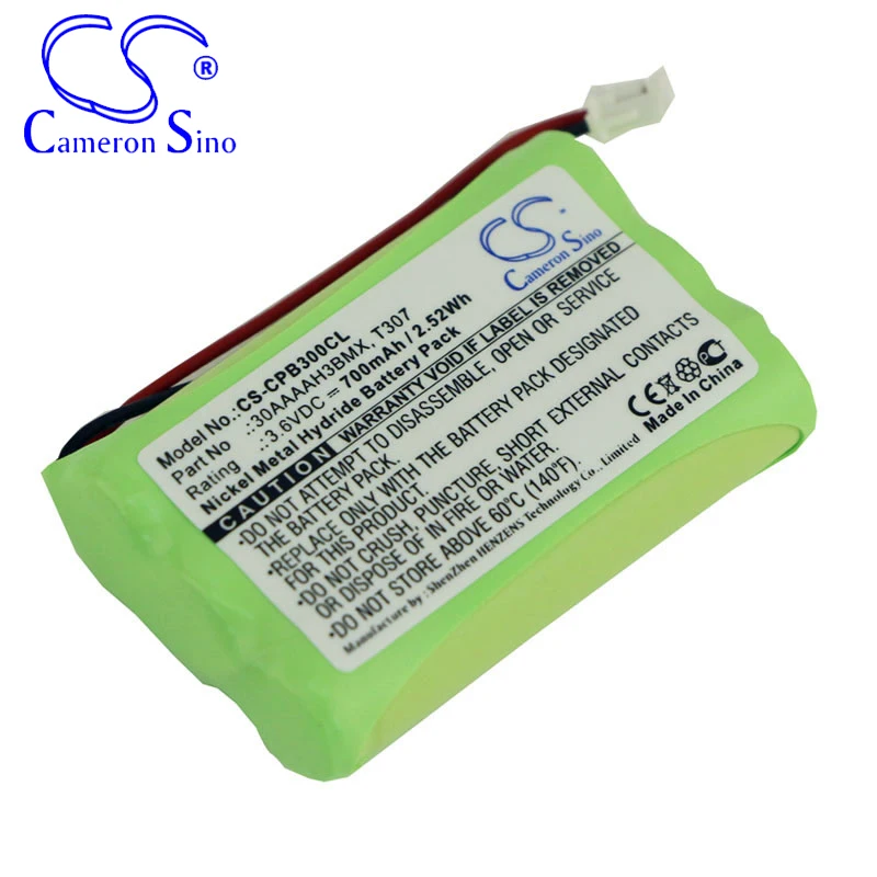 CameronSino Battery for Philips KALA3353 DECT 211 fits GP 65AAAH2BMX Cordless phone Battery,Landline battery 700mAh 3.60V Ni-MH