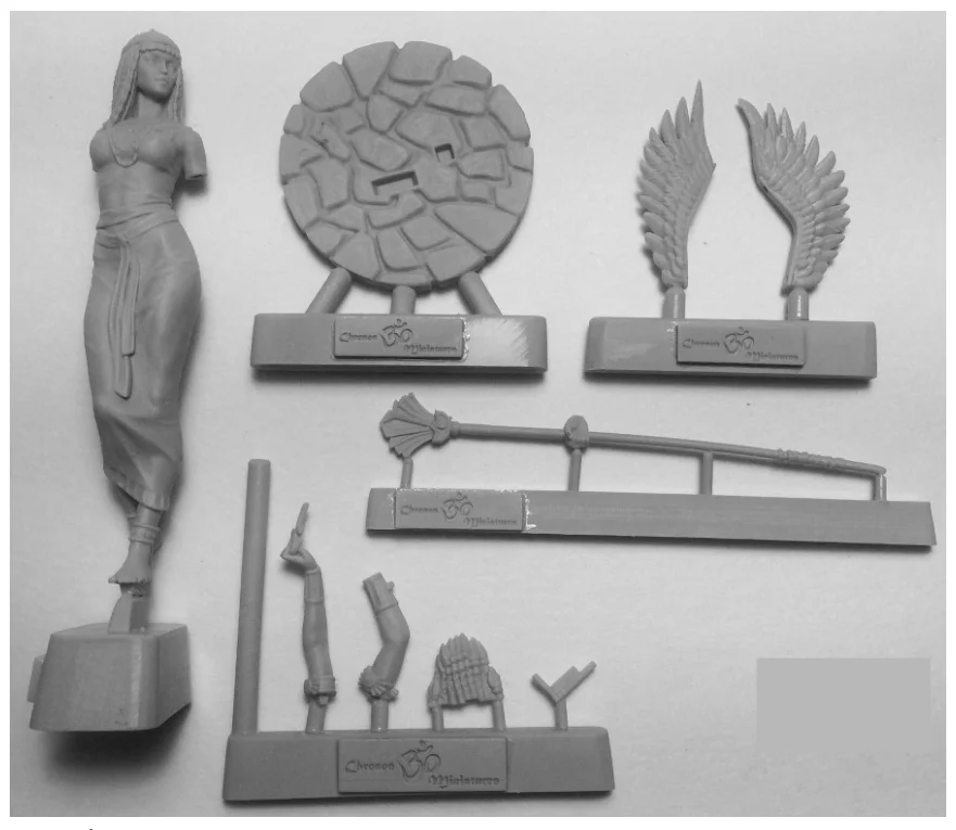 1/24 Resin Figure model kits Egyptian goddess Isis  Unassembled and unpainted