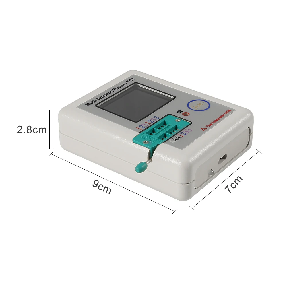 LCR-TC1 TC1 Colorful 3.5inch TFT Screen Multifunctional TFT Backlight Transistor Tester For Diode Triode Capacitor Resistor Test