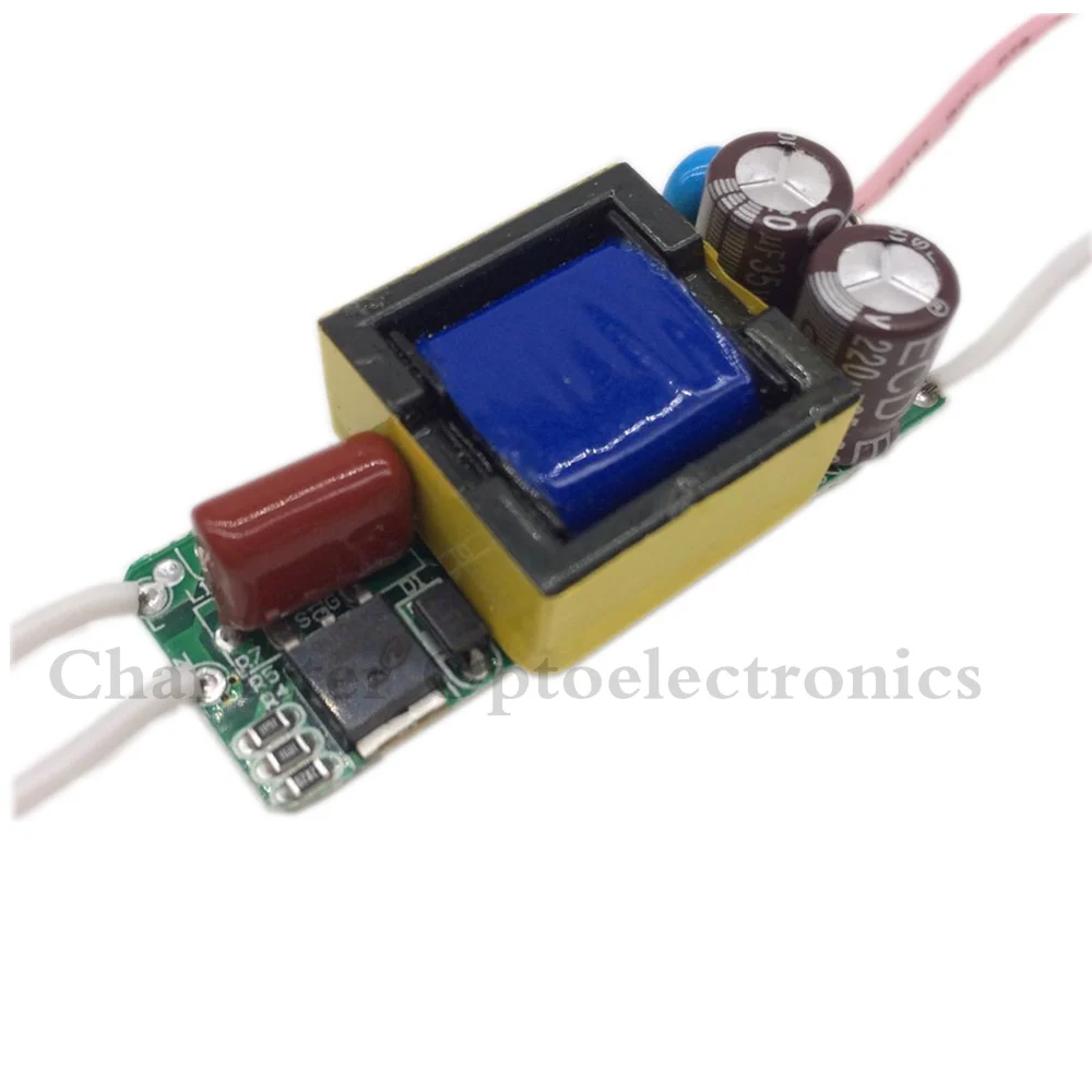 5Pieces Isolation 20W AC85-277V LED Driver 6-10x3W 600mA DC18-34V LED PowerSupply Constant Current LED Bulb Lamp