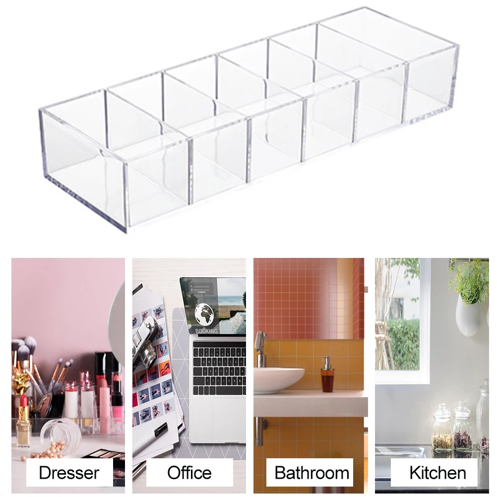 

9 Grid Detachable Makeup Organizer Storage Box Cosmetic Box Lipstick Jewelry Box Case Holder Display Stand make up organizer