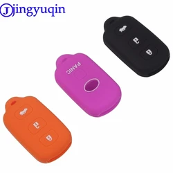 jingyuqin Remote 4 Buttons Silicone Car-Styling Key Case Cover For Toyota Camry 2000-2005