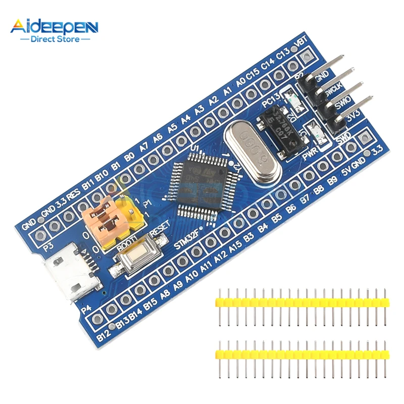 Минимальная плата разработчика цистеров STM32F103C6T6 ARM STM32 может заменить встроенную одночиповую микрокомпьютерную основную плату STM32F103C8T6