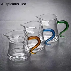 Handmade Heat-resisting Glass Teapot Mug cha Hai Gongdao Teacup Fair Mug,kung Fu Tea Cups Teaset Gongdao Bei Tea Cup