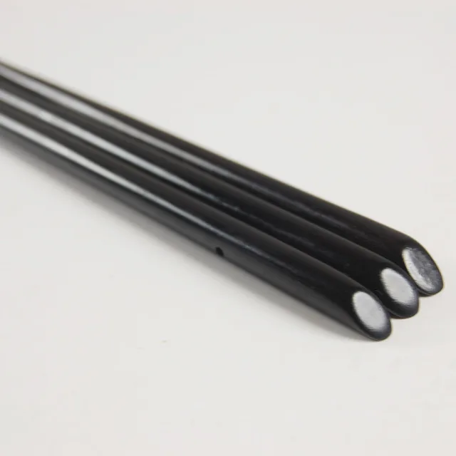 عيدان خشبية تقليدية عتيقة ، عيدان طعام يابانية عرقية من خشب الأبنوس الأسود الطبيعي ، صناعة يدوية ، إكسسوارات شعر #6