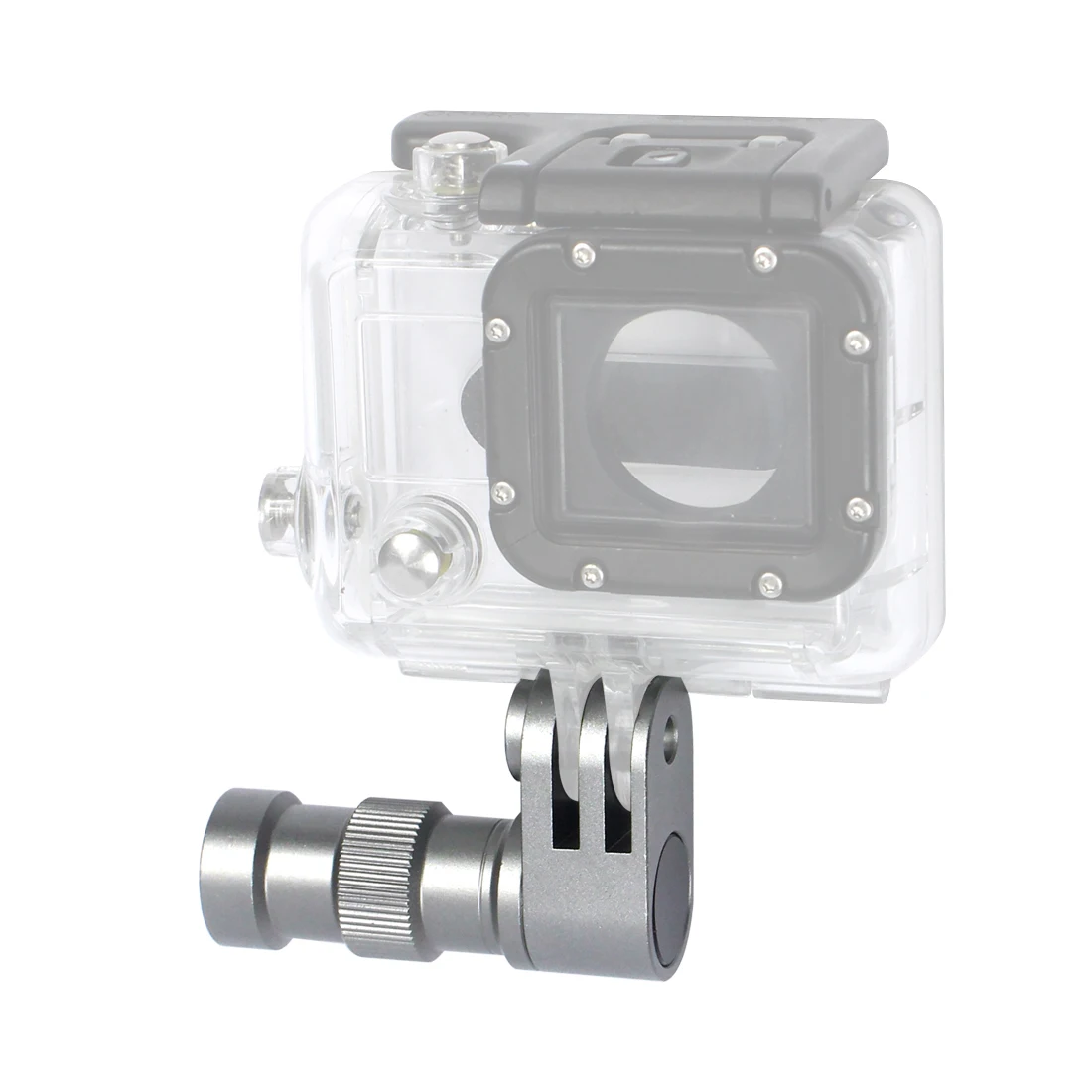 1x suporte de cubo de roda de bicicleta, conector de tripé de três rodas, adaptador de montagem para gopro hero 9 8 7 6 5 4 yi sjcam, câmera de ação