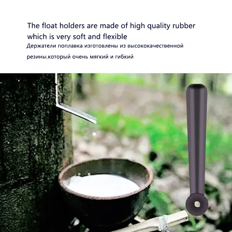 6Pieces/lot High Quality Fishing Float Rest Three Size L M S Rubber Float Holder Stopper Bobber Fishing Tackle Accessories