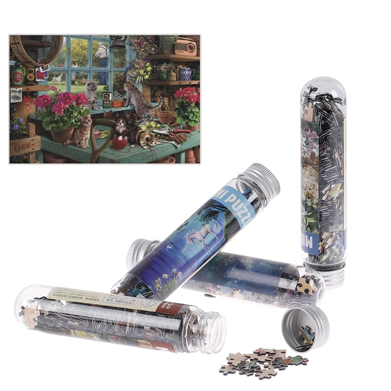 Mini Puzzle pour peinture à l'huile, 150 pièces, jouet éducatif pour adultes et enfants