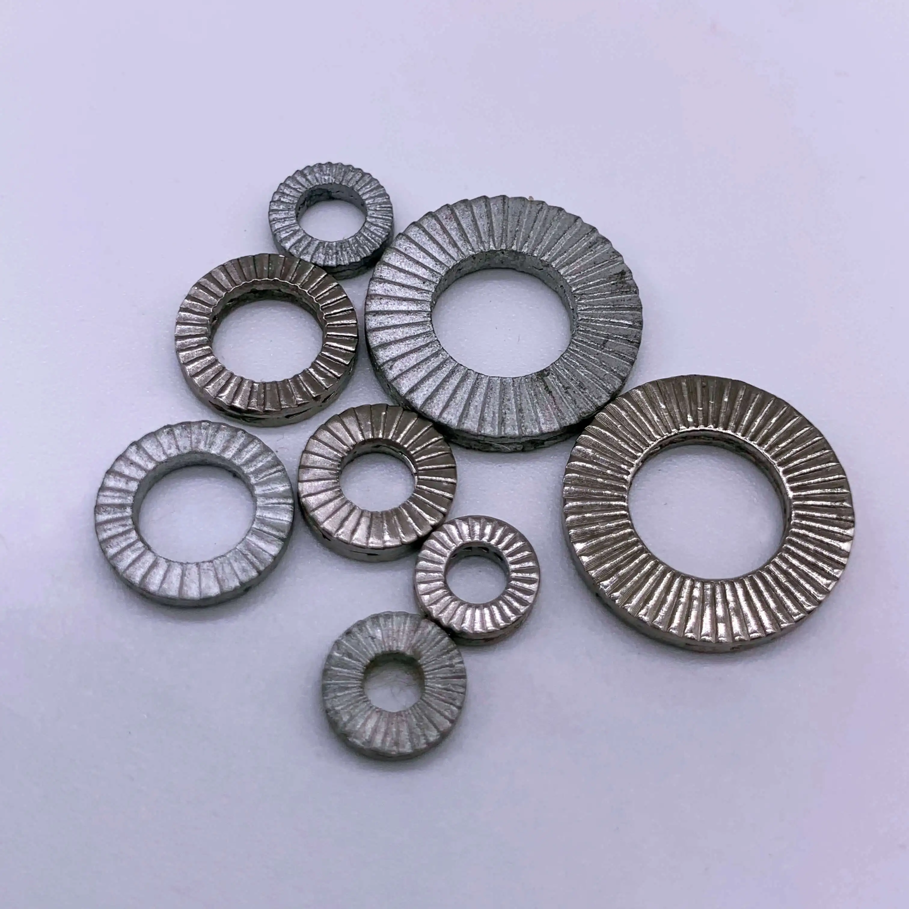

Wkooa Interlocking Washers Double Fold Self locking Dacromet Stainless Steel