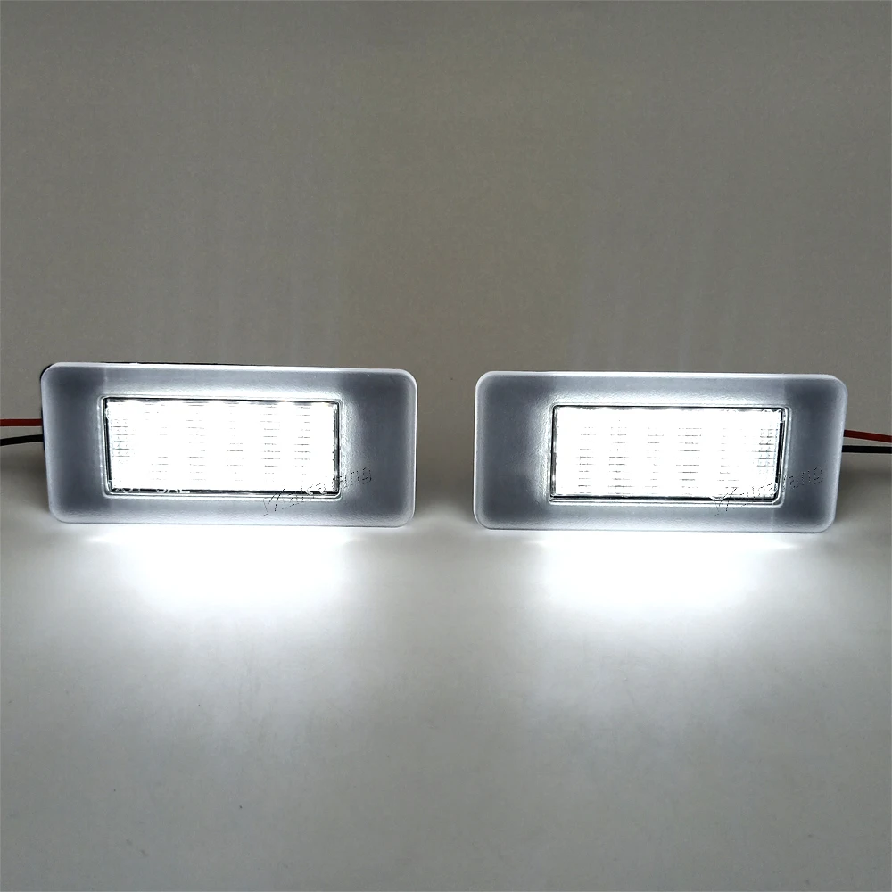 High Quality For Nissan Serena C27 2016- Altima 2019- Error Free SMD White Led Number License Plate Lights Lamp Car Styling