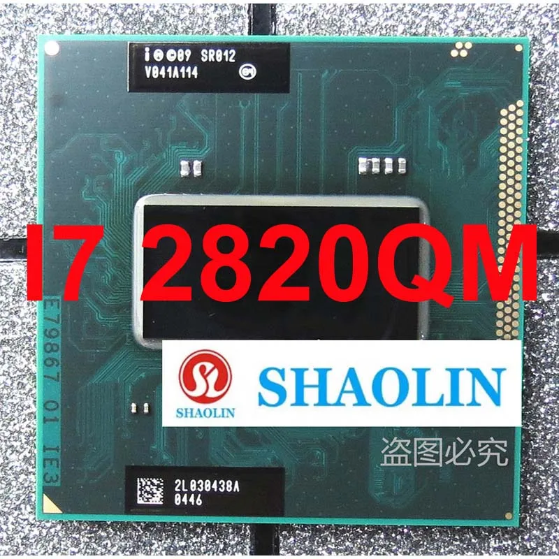 I7 2820QM i7 2860QM I7-2820QM i7-2860QM Quad-Core Eight-Thread CPU Processor 8M 45W Socket G2 / rPGA988B Notebook CPU