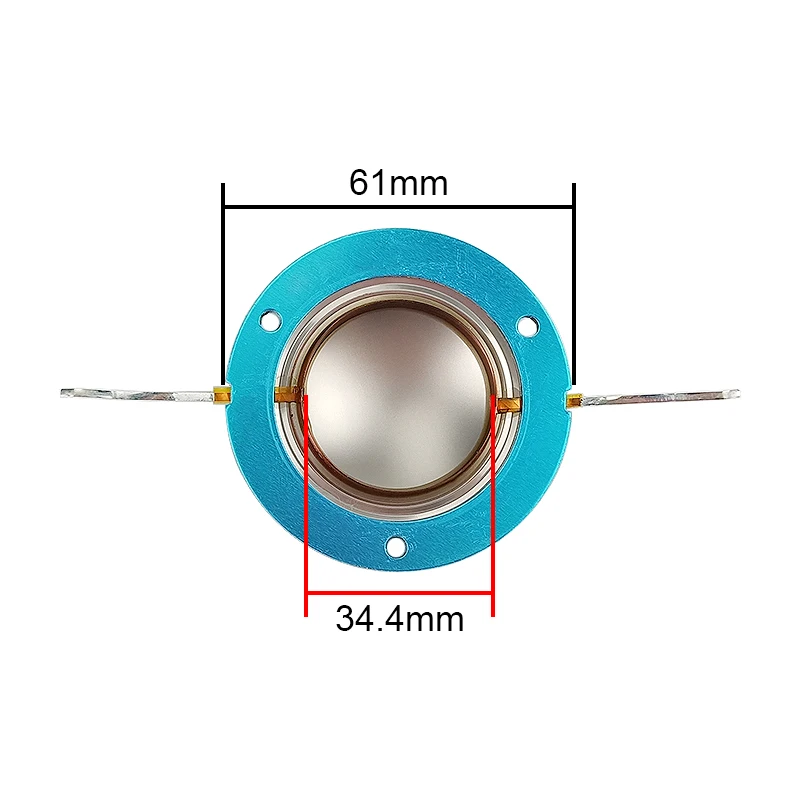 GHXAMP 34.4mm 34.5 Core Treble Voice coil For PV14XT Imported titanium film Aluminum sheet 8OHM 1 Pairs