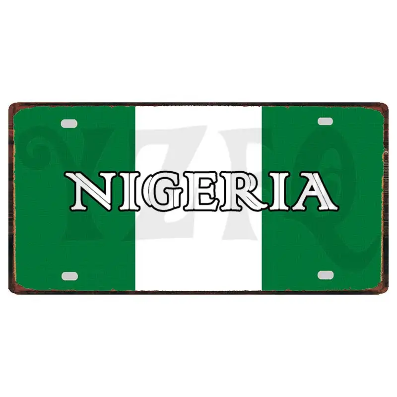South Africa Nigeria Namibia 30X15CM Travel Souvenir Metal Sign Plate Wall Poster Pub Shop Home Art Decor Customizable DC-1564B