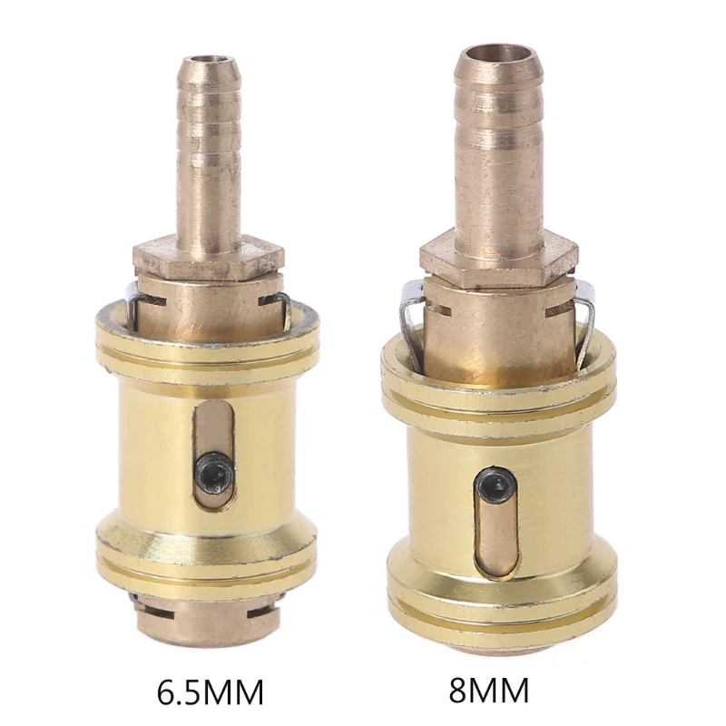 

6.5/8mm Air Chuck Adapter Tire Inflator Tire Chuck Compressor Pump Accessories Gold Tone Compatible with Vehicle