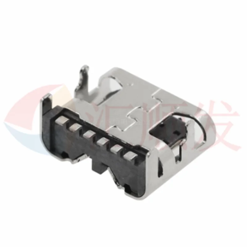 10 Chiếc!!!!!!!!! SMD USB-3.1 Loại Ổ Cắm-C Nữ Ổ Cắm 6P Đơn Giản Loại 4 Cố Định Chân Đặc Biệt Cho Dòng Cao Nhanh Chóng bấm Lỗ