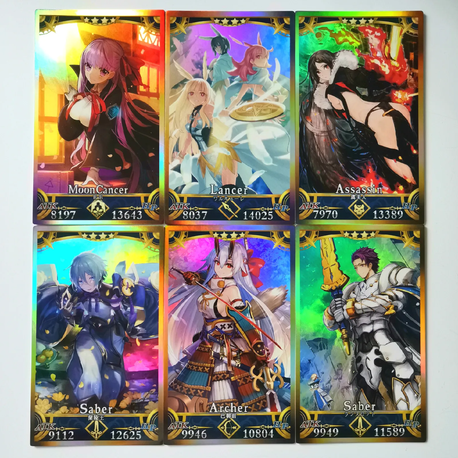 36pcs/set Fate/FGO The Holy Grail War Alter Toys Hobbies Hobby Collectibles Game Collection Anime Cards