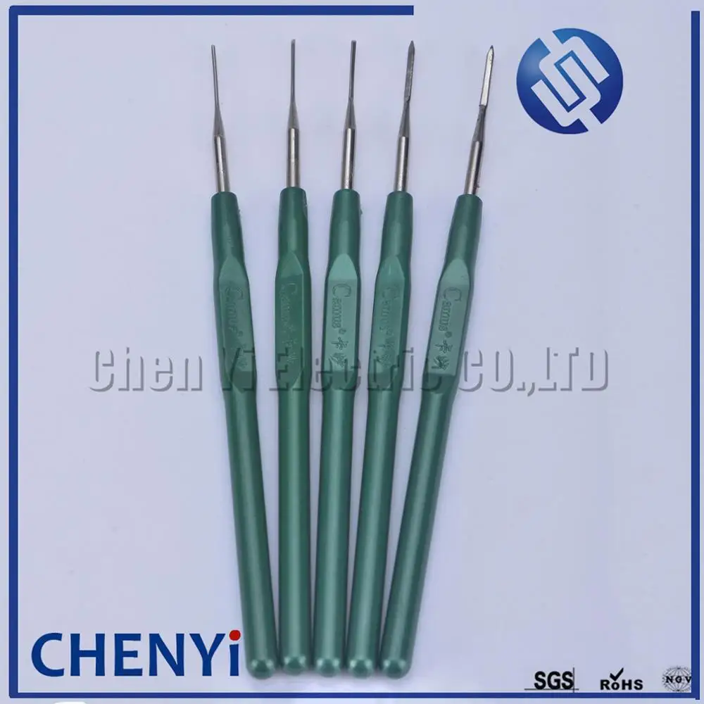 5pcs Crimp Connector pins Terminal ejector Titanium steel alloy Tool Kit Suitable for wiring harness modification of most models