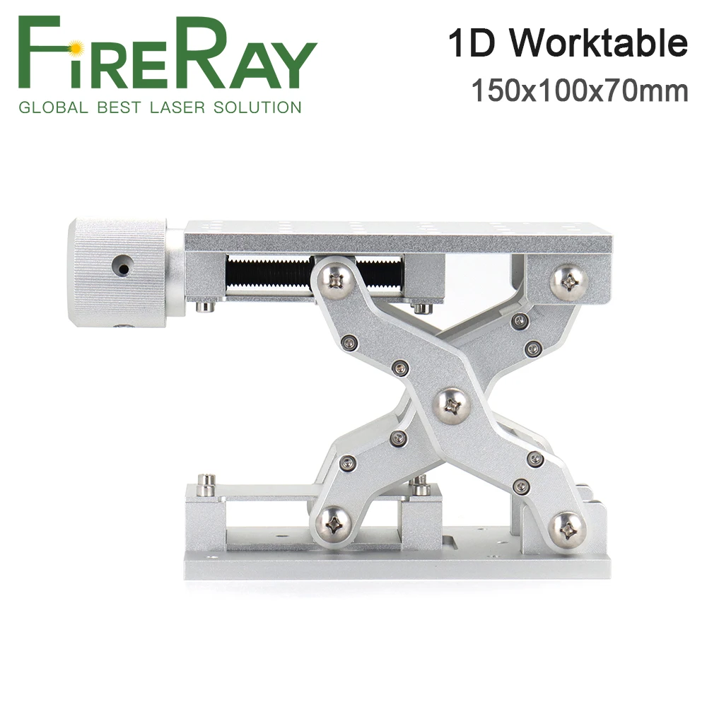 Imagem -04 - Fireray 1d Movendo Worktable Gabinete Portátil Faça Você Mesmo Parte para Máquina de Marcação a Laser 150x100x75 mm Tabela