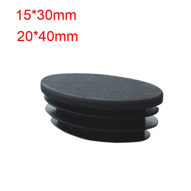 20 pz Gamba della Sedia Tappo di Forma Ovale Piedi Protezioni Parquet Pad Mobili Tavolo Copertura Calzino Foro Spina Copertura Antipolvere Livellamento Piedi Sistema