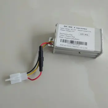48V/60V/72V do 12V 10A DC konwerter napięcia Adapter do roweru elektrycznego części akumulatora samochodowego