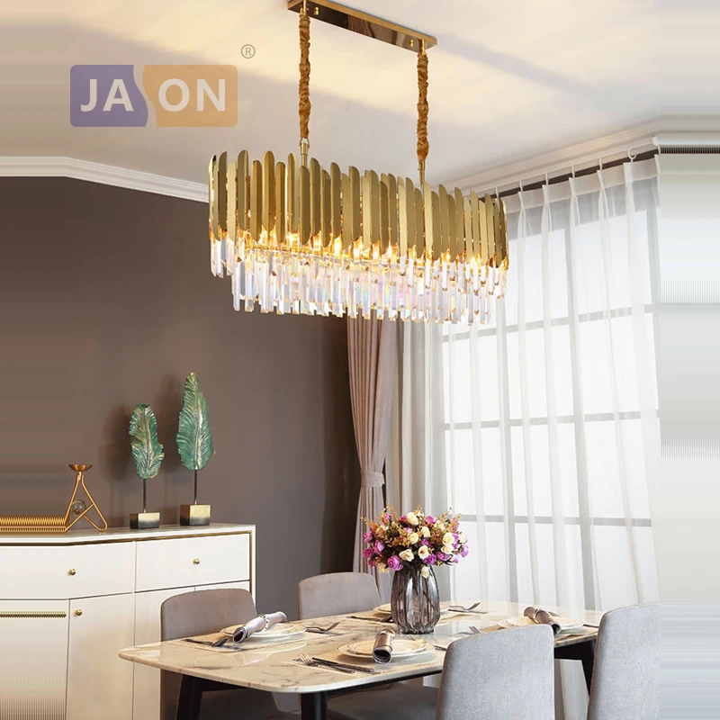 Art Deco Dimmable LED Gold Silver Chandelier Lighting Hanging Lamps Lustre Suspension Luminaire Lampen For Stair case Foyer