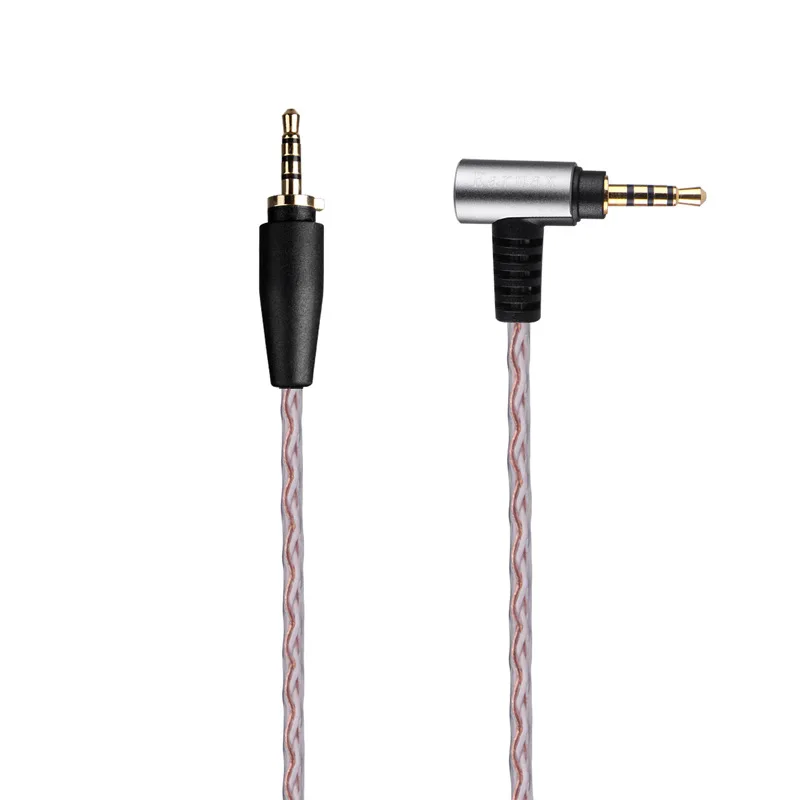 Novo 4.4mm 2.5mm 3.5mm para urbanite monocristalino cobre fone de ouvido cabo atualização 100% alta pureza para sennheiser fone cabo