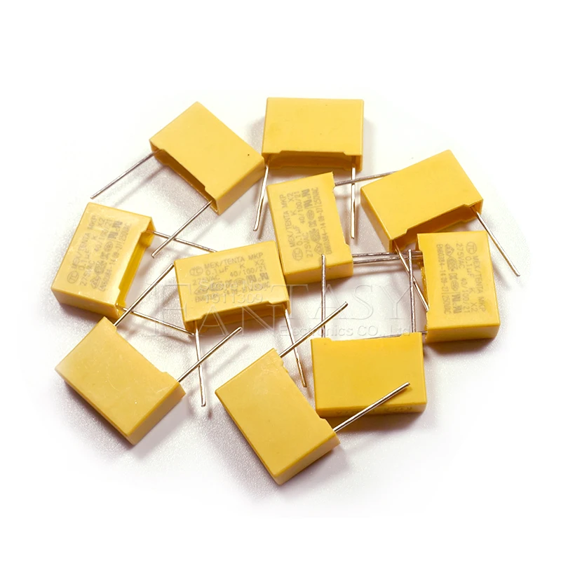 20pcs 100nF capacitor X2 capacitor 275VAC Pitch 15mm X2 Polypropylene film capacitor 275V 0.1uF