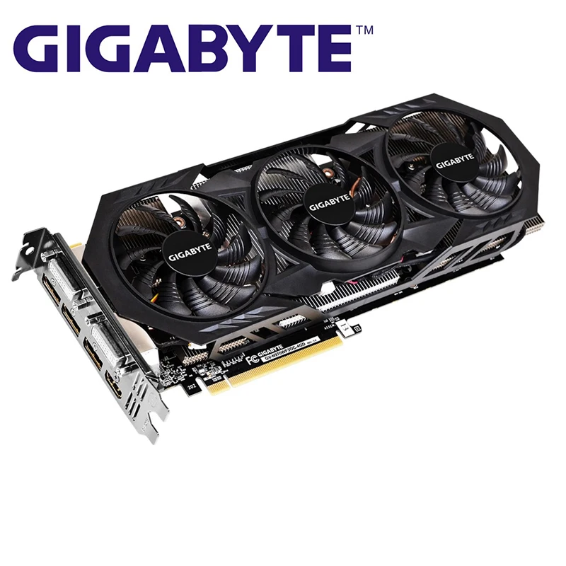 Imagem -02 - Placa de Vídeo Gigabyte Gtx 970 4gb Placa com Gddr5 256 Bits para Nvidia Geforce Gtx970 4gb Vga Hdmi Dvi Usada