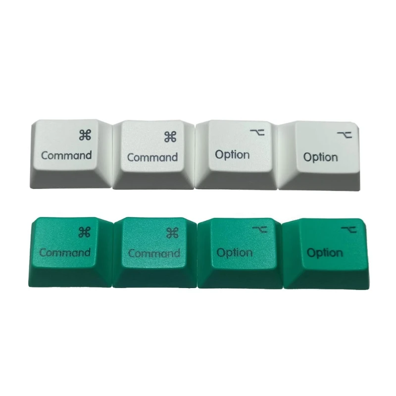 4Pcs Common Option Keycaps Replacement PBT Dye Subbed for Mac Keycaps R1 for Mechanical keyboard Keycaps 1.25U 1.25X for