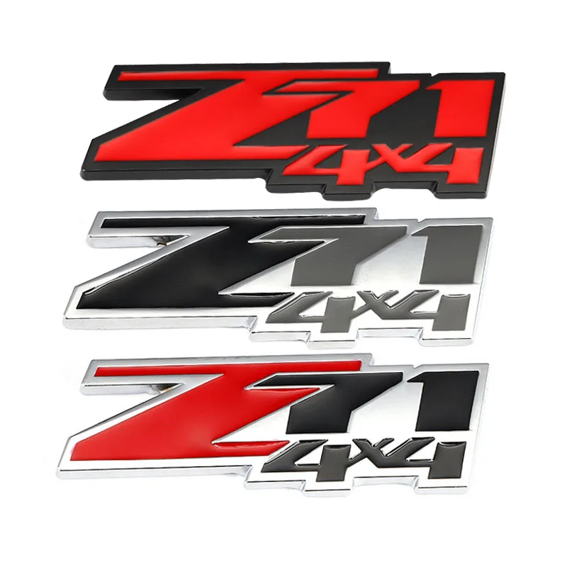 Z71 4x4 Car Sticker Emblem Badge Front Hood Grill Decal for Chevrolet Silverado Chevy Colorado Suburban Xtreme GMC OFF ROAD 4X4