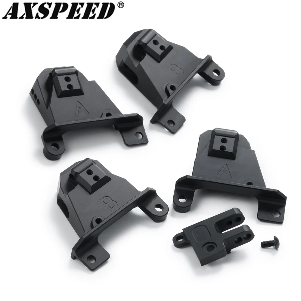 

AXSPEED 4 шт. RC автомобильные передние и задние амортизаторы крепление для 1/10 RC гусеничного автомобиля TRX-4 TRX4 Defender обновленные детали