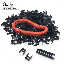 100-500Pcs/lot Technical Parts Bulk Chain Link Gear Tank Track Tread Motorcycle Train 3711 Building Blocks Bricks fit for 14696