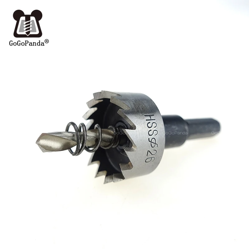 Free shipping 13P/16-53mm Core Drill Bit Metal Hole Saw High Speed Steel Core Special for HSS Stainless Steel