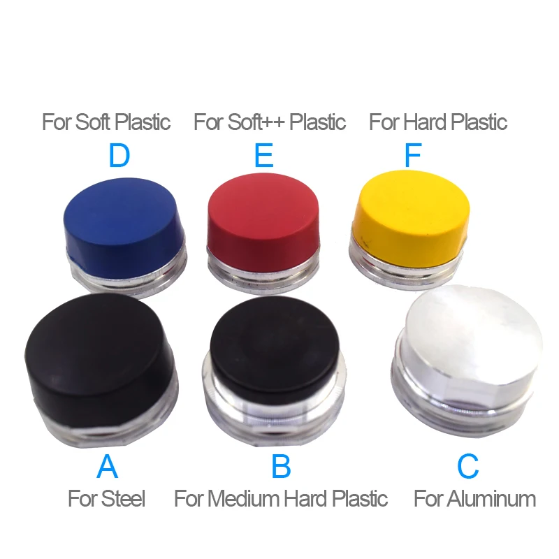 

Pneumatic Hammer Hand-held Air Palm Hammer 6 Different Hardness Tips Kit Set For Plastic Steel Rubber strip Tips Head