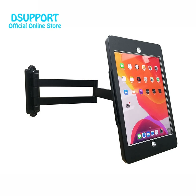 New fit for iPad 10.2 Folding Extending case Lockable Metal Tablet wall mount 23013W-102