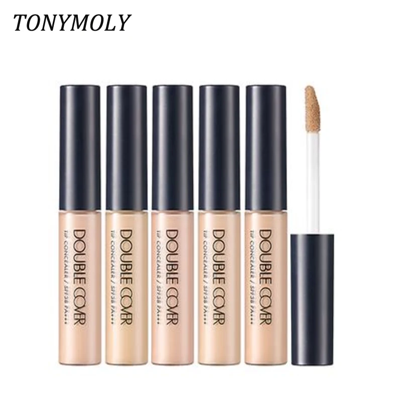 

TONYMOLY Double Cover Tip Concealer SPF38+ PA+++ Makeup Liquid Concealer Convenient Eye Concealer Cream Waterproof KoreaCosmetic