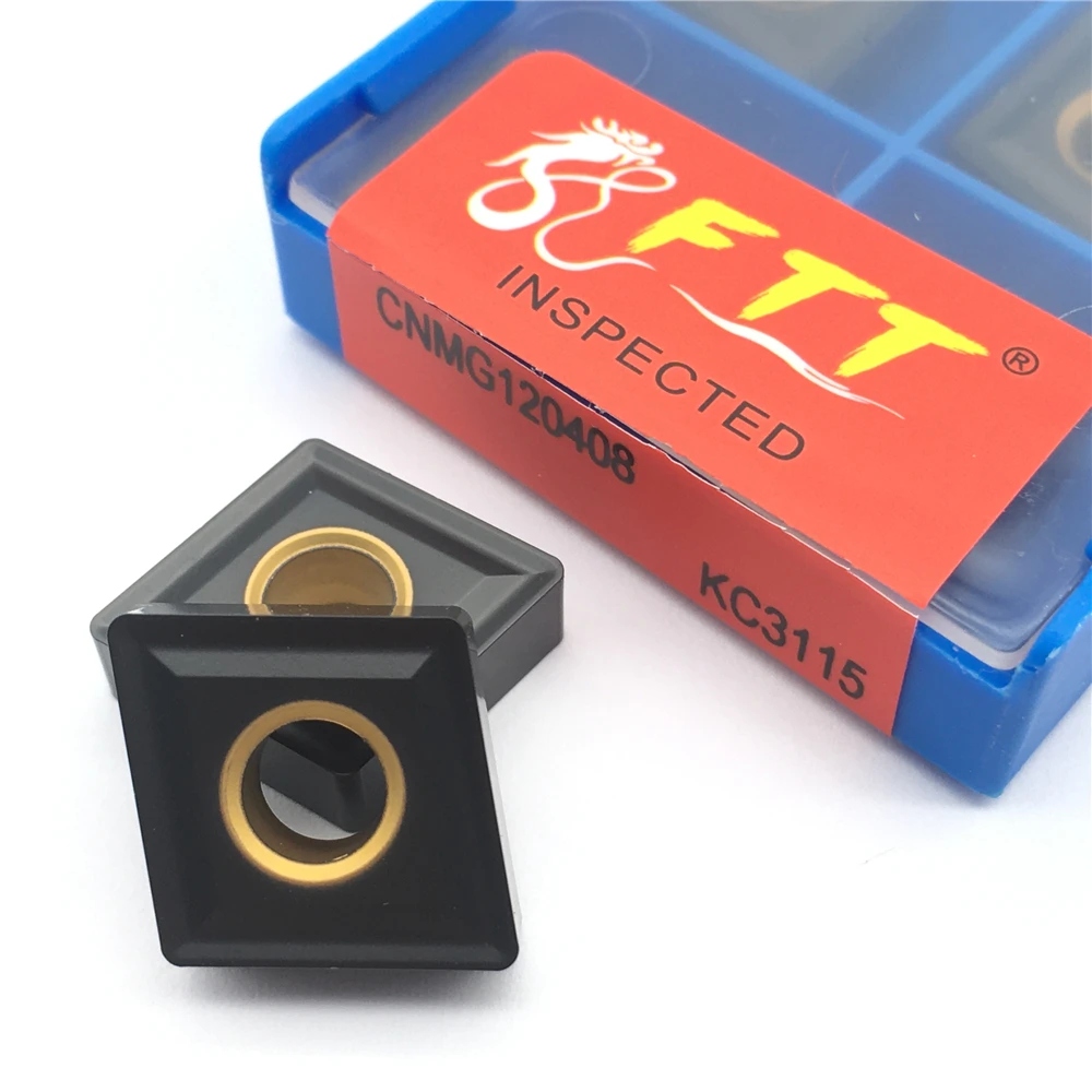 CNMG120408 KC3115 High quaity machine Carbide Inserts CNMG 120408 External Cutting Turning Tools for cast iron Tungsten Cemented
