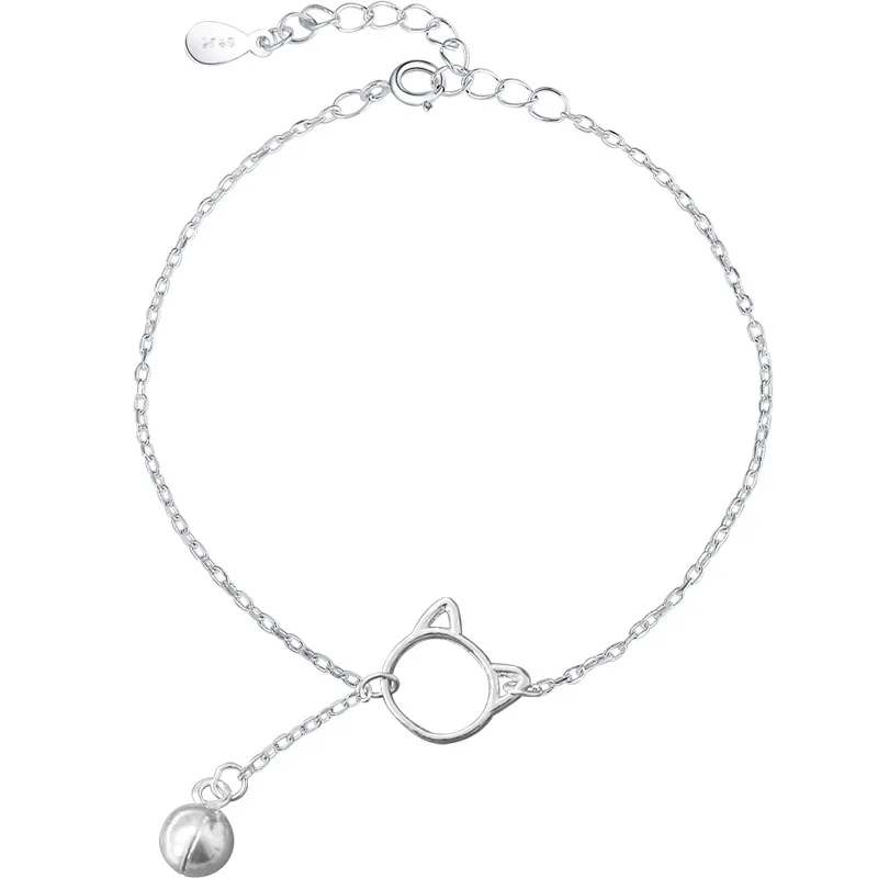 New Art 925 Sterling Silver Jewelry Female Simple Geometry High-quality Popular Bracelet For Women Valentine\'s Day present