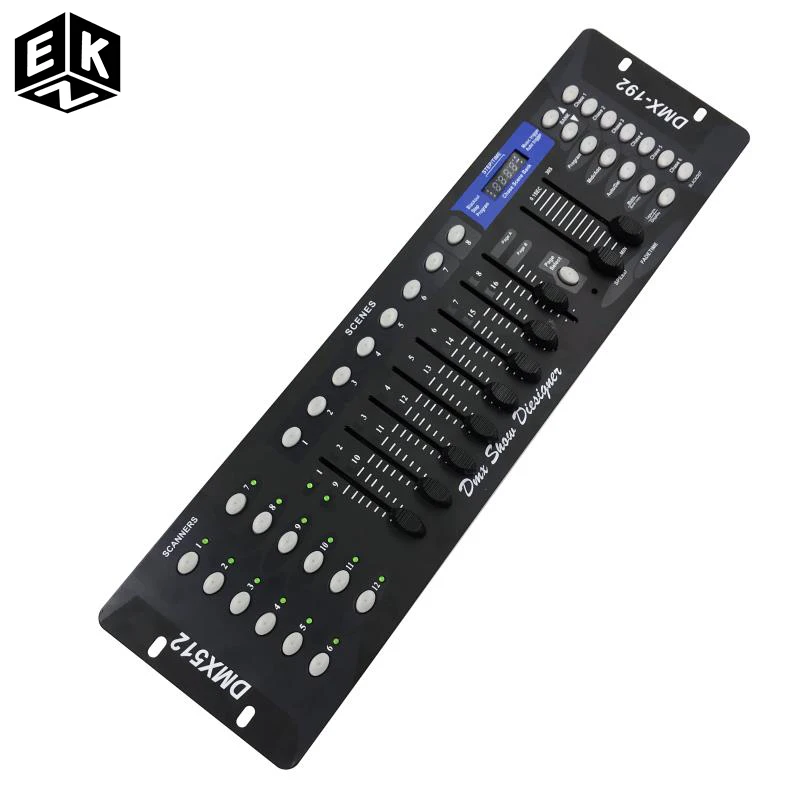 Free shipping NEW 192 DMX Controller DJ Equipment DMX 512 Console Stage Lighting For LED Par Moving Head Spotlights DJ Controlle