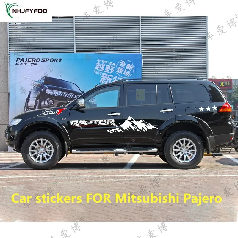 

Car stickers FOR Mitsubishi Pajero V97V93V73 body exterior modification personalized custom cross-country sports decal