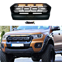 Modified For Ranger Front Grill For Ranger T8 PX MKIII MK3 WILDTRAK Pickup Trucks 2018-2020 Front Racing Grills Bumper Grilles