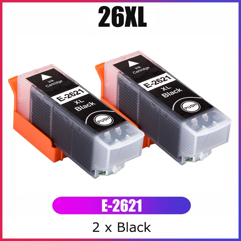 YC совместим с принтером Epson T2621 (26XL) | Для выражения Premium XP 510 520 600 605 610 615 620 625 700 710 720 800 810 820