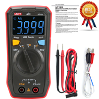 UNI-T UT123 UT123D Mini Digital Multimeter AC DC Voltage Resistance Temperature Electrical NCV Tester EBTN Display Household.