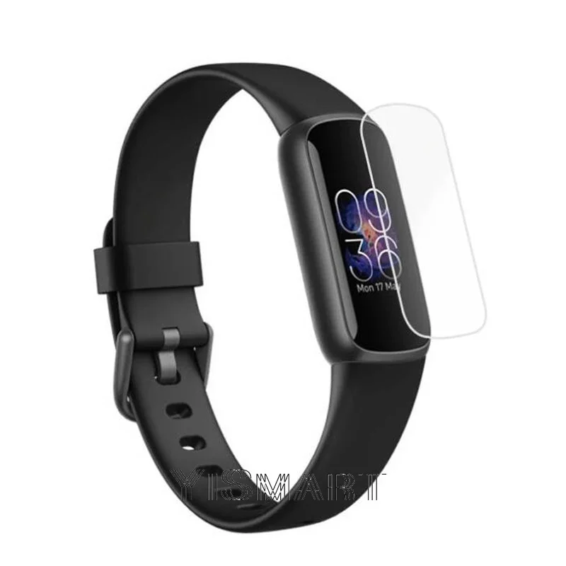 Miękka TPU przezroczysta folia ochronna dla Fitbit Luxe Band inteligentna opaska na rękę zabezpieczenie ekranu ochrona Smartwatch
