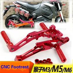 Motorcycle Parts fit for motorcycle Foot Support Pedal MSX M5/M6 Modified Footrest Pedal Full Set