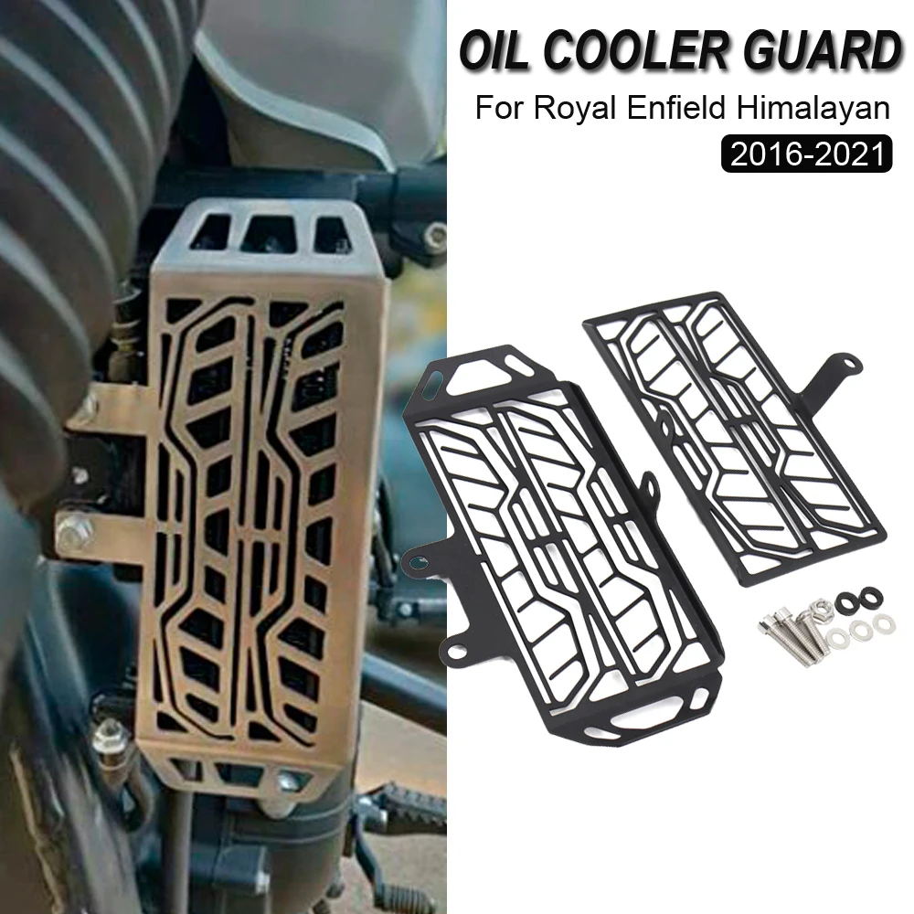 

For Royal Enfield Fit Himalayan 2021-2016 Motorcycle Radiator Cover Oil Cooler Guard Protective Cover 2020 2019 2018 2017