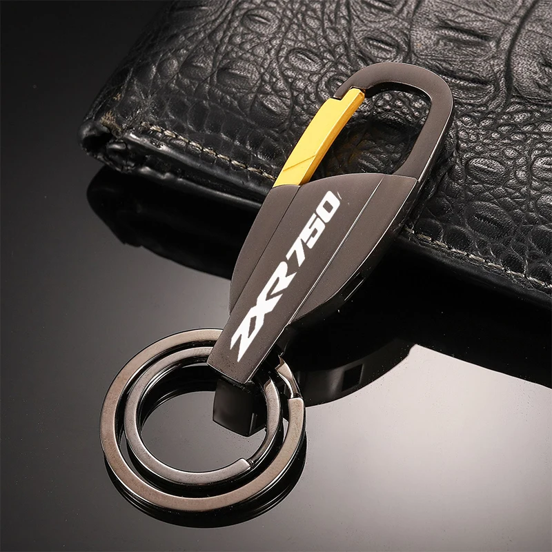 Motorcycle Keychain Alloy Keyring Key Chain with Logo Key ring For Kawasaki ZXR750 ZXR 750