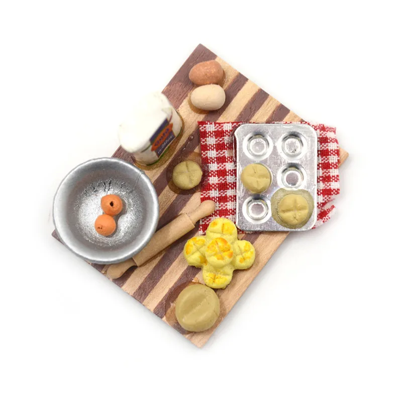 1/12 puppenhaus Miniatur Milch Rack Korb Krug mit Deckel Flasche Puppen Haus Küche Zubehör Möbel Dekor Baby DIY Spielzeug