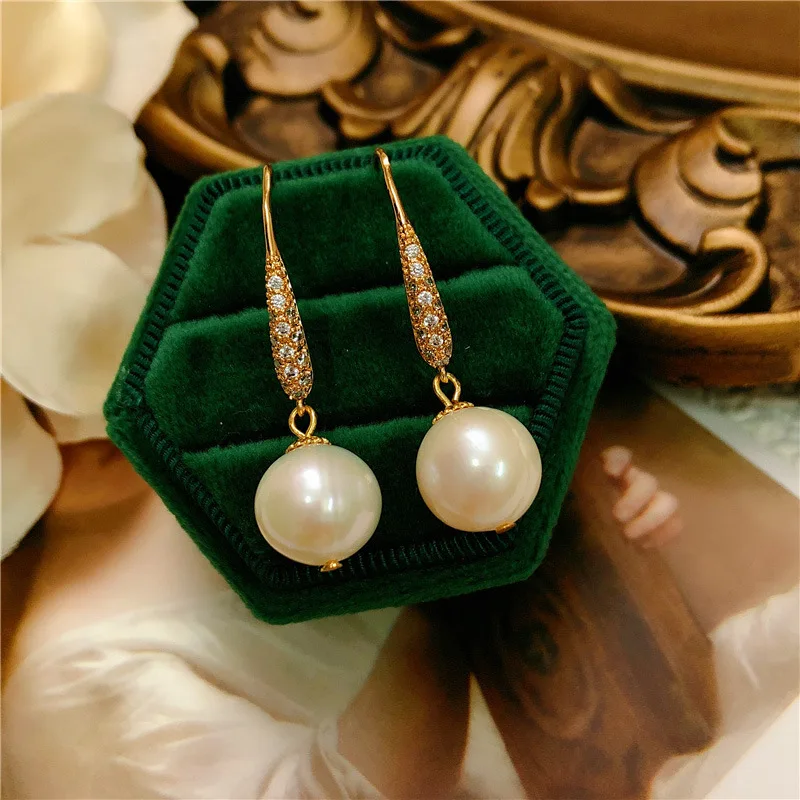 

Dangle Earrings For Women S925 Sterling Needles Big Pendientes Luxury Brides Hot Selling Fine Jewelry Drop Shipping
